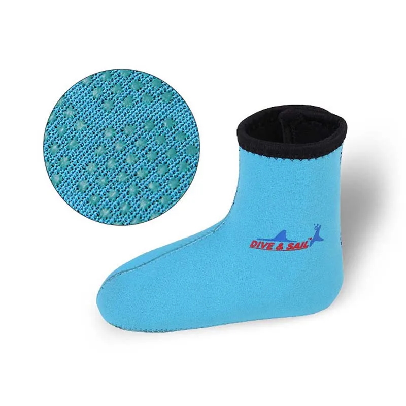 Детские носки для дайвинга 3 мм неопреновые нескользящие серфинга Сноркелинга