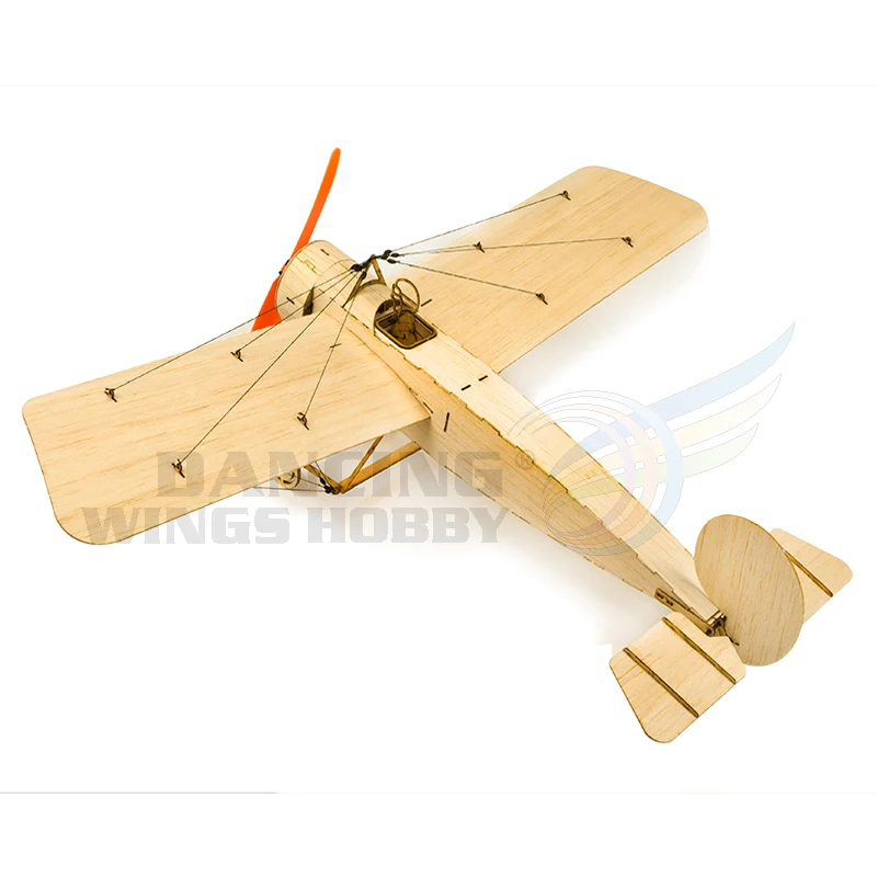 Комплект самолета Micro Balsawood Fokker E модель 420 мм Wingspan электрический пульт