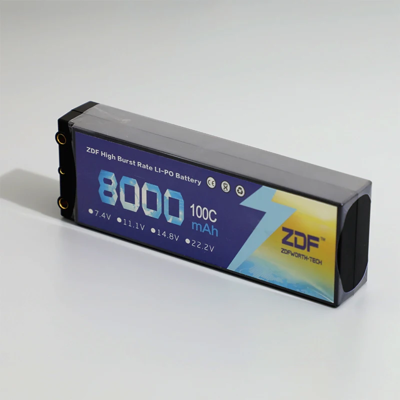 Жесткий Чехол для радиоуправляемого автомобиля ZDF 2S2P 7 4 В 8000 мАч 1/10 C макс. литий