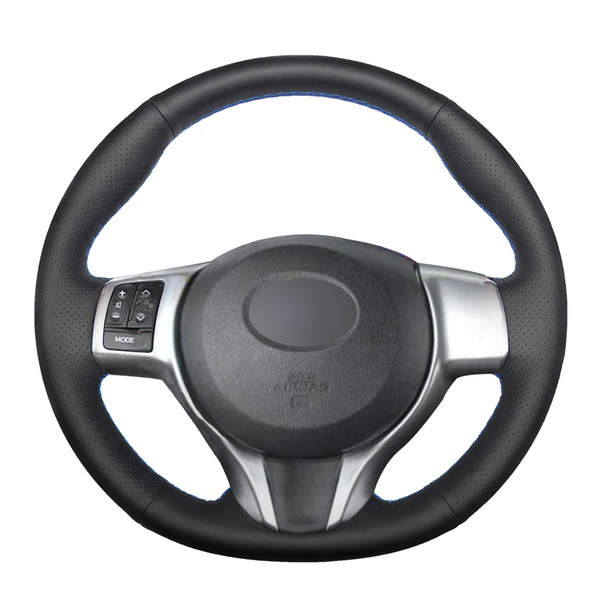 Вышитая вручную искусственная кожа для Toyota Yaris 2012 2013 2014 2015 2016 2017 2018