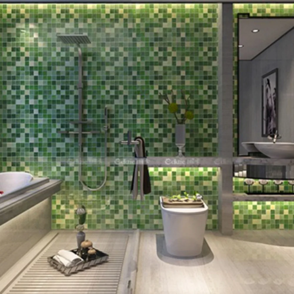 Funlife 45 см ширина мозаика 5 цветов алюминиевая фольга самоклеящиеся антимасляные