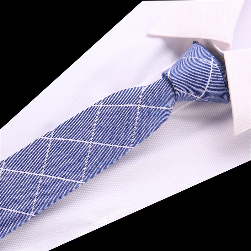 Новые клетчатые обтягивающие Галстуки 6 см для мужчин и женщин Модный