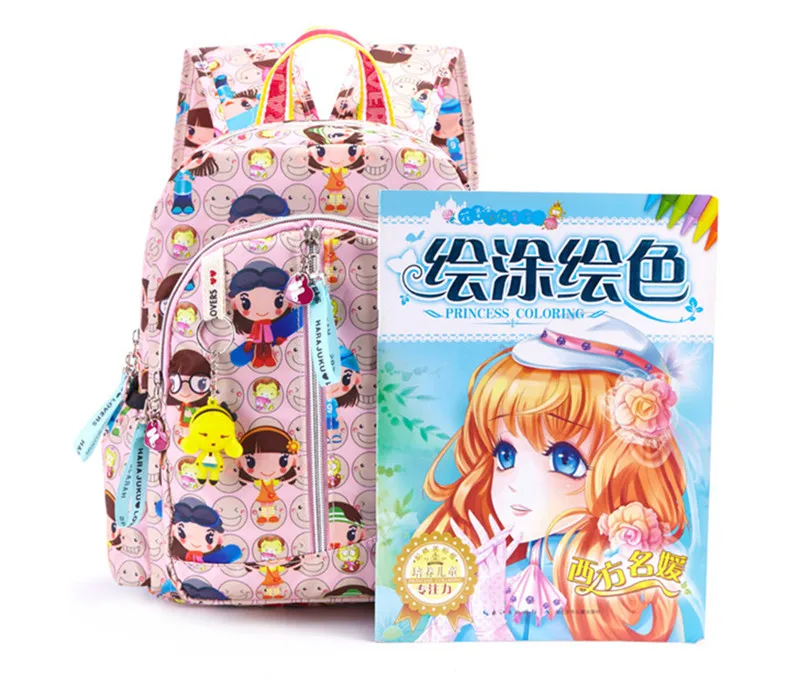 2016 Мило Лук Принцесса Дети Ранцы Высокое Качество Ортопедической