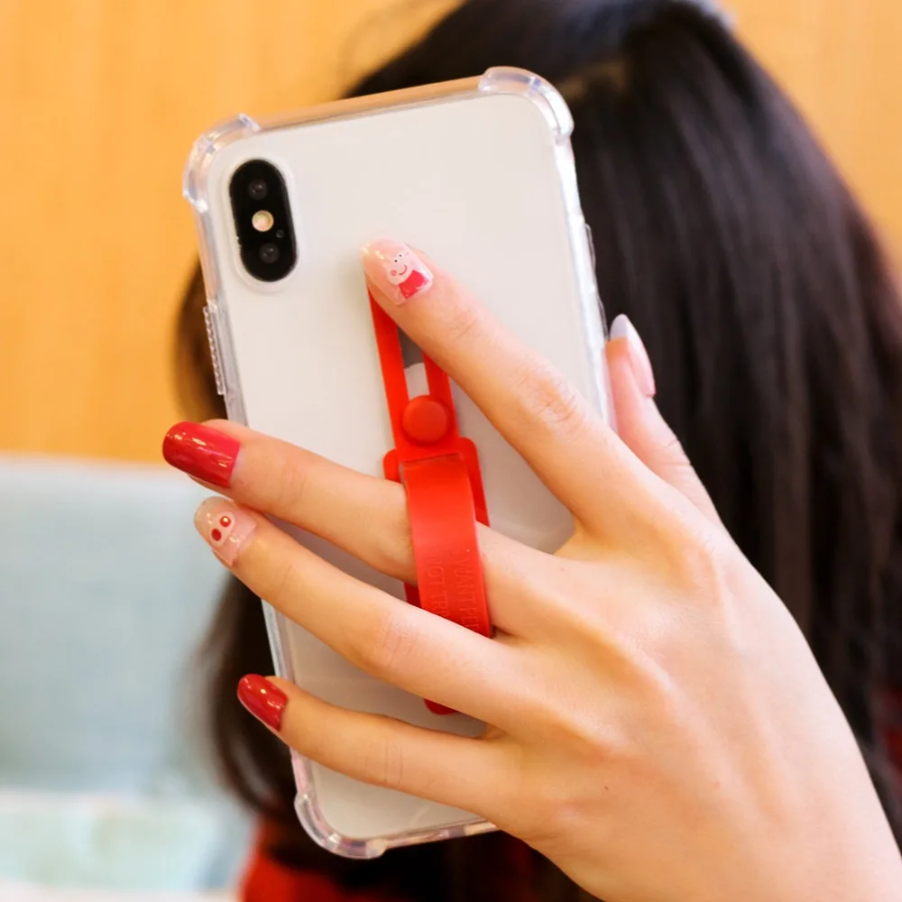Чехол для iPhone 7 8 6 S X XR XS Max антидетонационный забавный держатель девочек Kickstand Coque