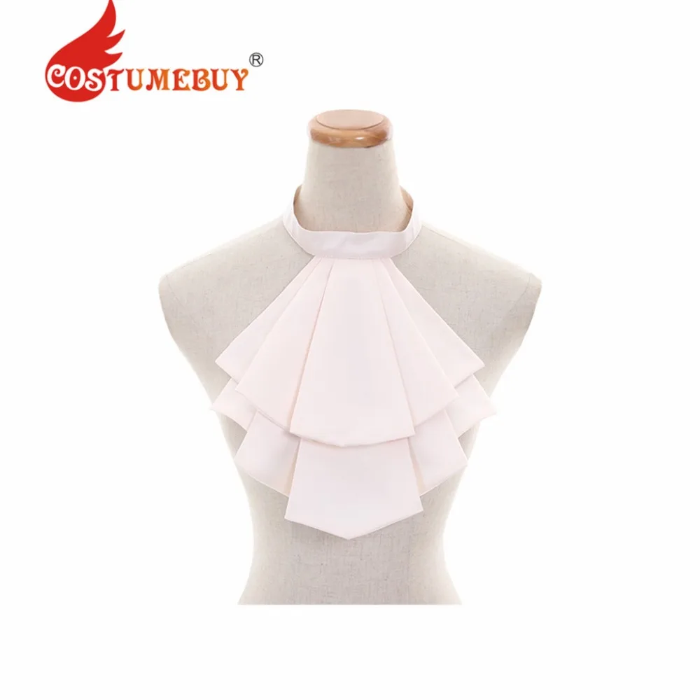 

CostumeBuy Whole Sale Men's Victorian Steampunk Colonial Jabot Cravat Detachable Colla Necktie Props L920