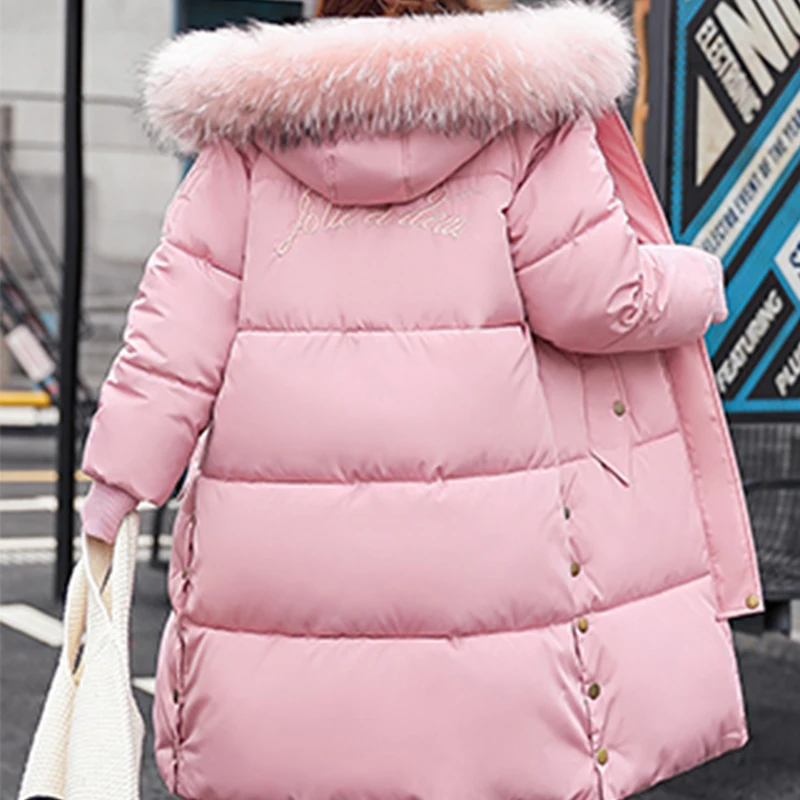 Зимние женские модные повседневные парки Пальто 2018 новая теплая трендовая