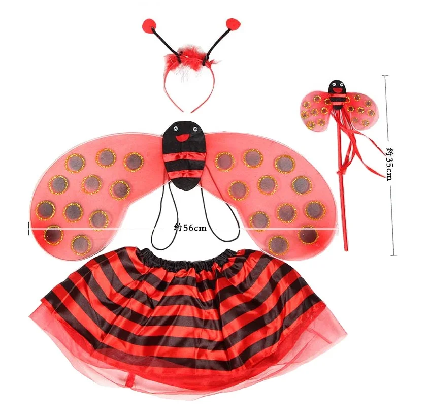Детский маскарадный костюм Пчелка маленькая Божья коровка реквизит Принцесса