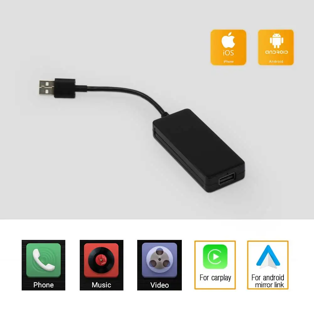 USB Smart Link Apple CarPlay Dongle for Android Navigation Player Mini Carplay Stick with Auto stick hands free | Автомобили и