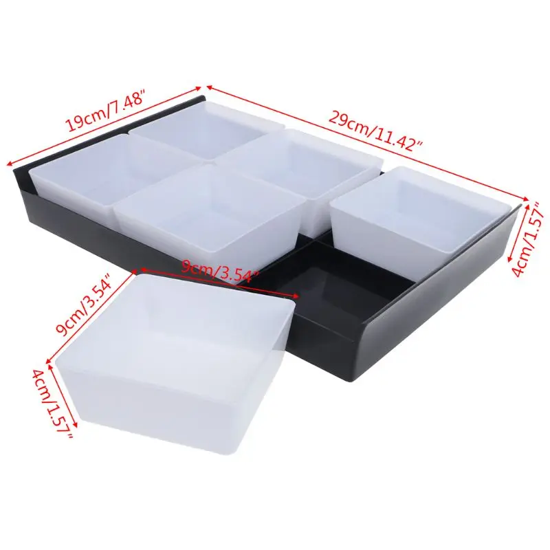 1 Набор многофункциональный сервировочный поднос в японском стиле для фруктов