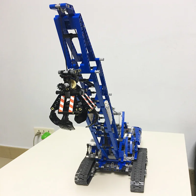 In Stock 20010 Technic Series Crawler Crane 1401pcs Building Blocks Model Bricks Kits with Electric Motors Power Functions 42042 | Игрушки и