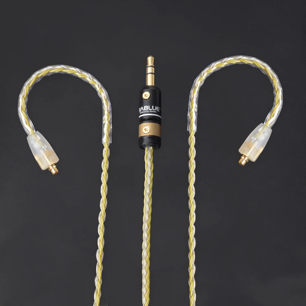 OKCSC Repalcement кабель обновления MMCX jack наушники с медным покрытием шнур для SHURE SE215/SE315/SE846/SE535/UE900