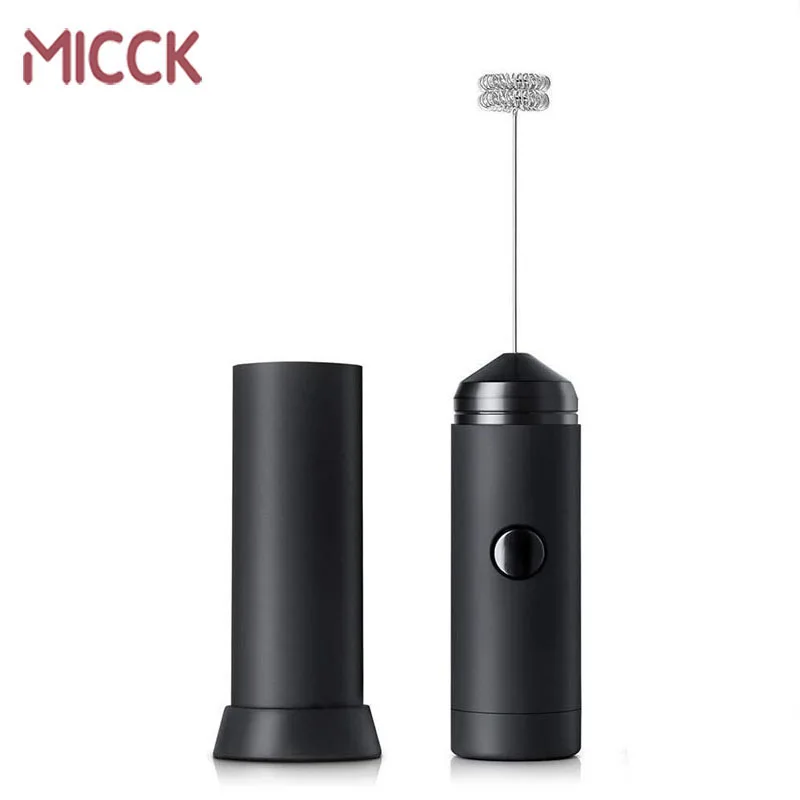 MICCK Электрический Пенообразователь для кофе из нержавеющей стали бариста молочный вспениватель блендер автоматический смеситель для трафареты для торта яйца сливки
