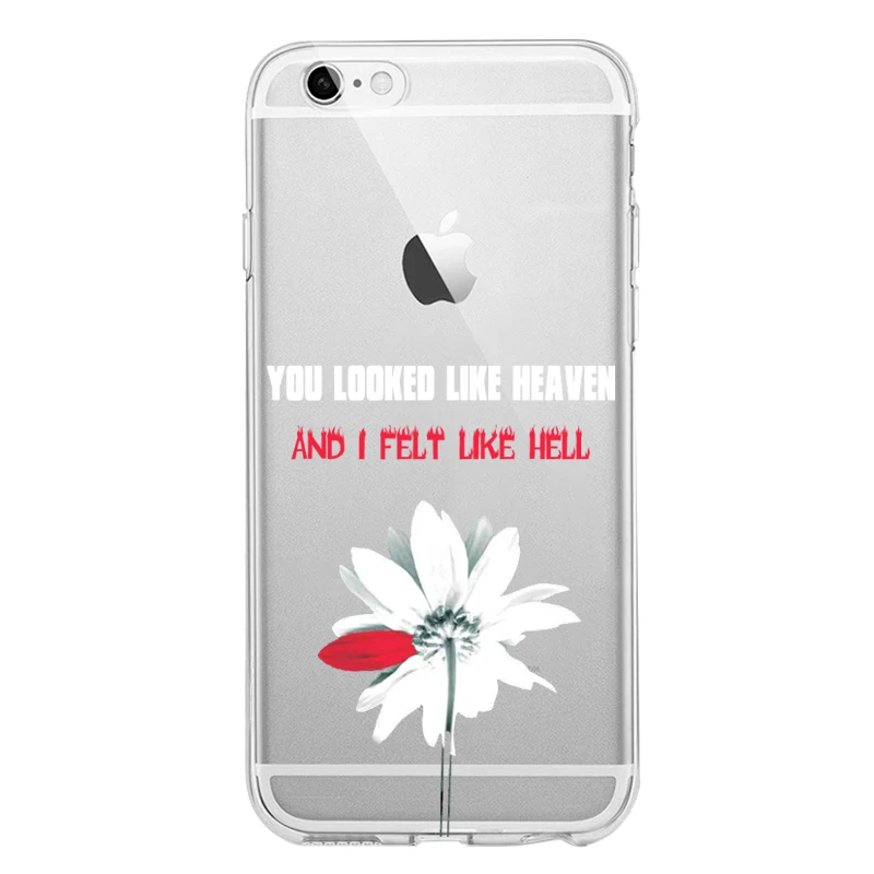 TPU Вы были как небеса, и я ощущал себя как адский чехол для телефона iPhone 5S 6 6s 7 8 Plus X XR XS максимальный чехол Aktuell горячий ангел чехол - Цвет: TPU