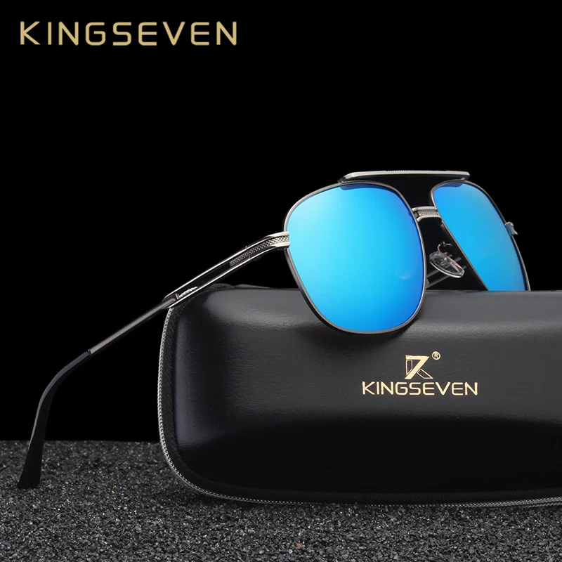 Солнцезащитные очки KINGSEVEN для мужчин и женщин UV-400 Классические поляризационные в