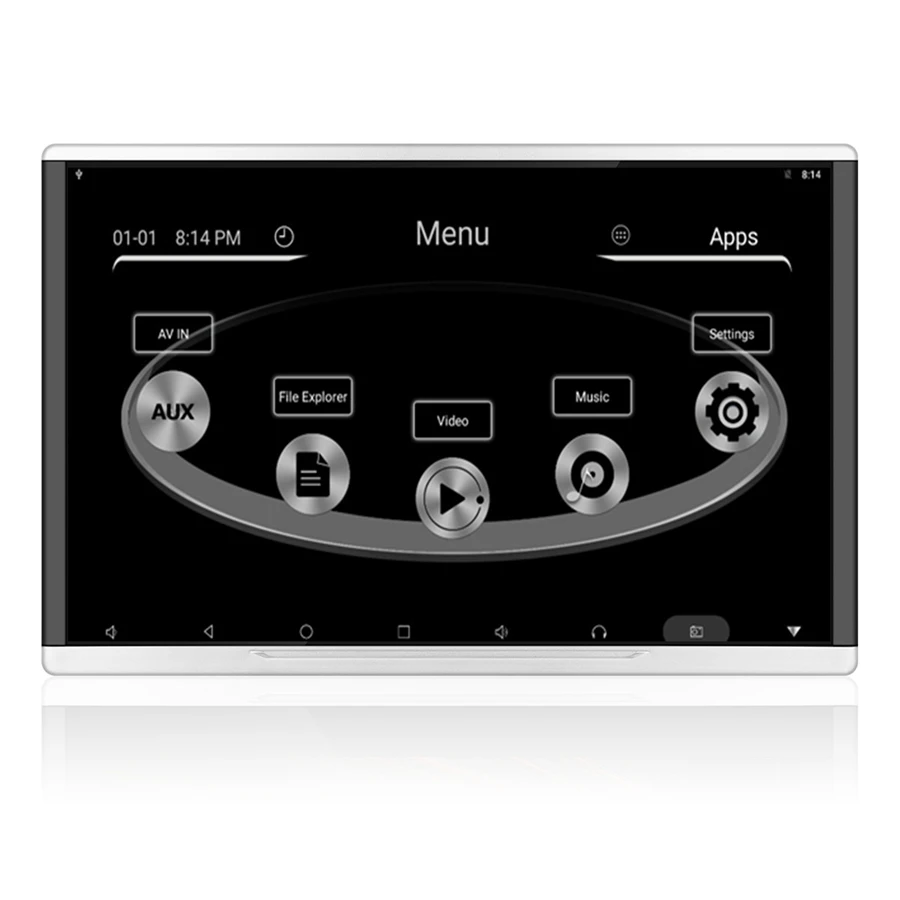 11," HD Android7.1 Восьмиядерный 1,5 ГГц wifi FM подголовник Автомобильный внедорожник заднего сиденья мониторы 1920*1080 1 шт