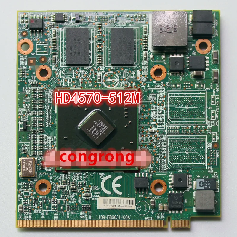 Видеокарта для ноутбука HD4570 512 Мб MSI EX627 EX628 EX625 GX623 MS 1V0J1 1651 1674|Промышленные