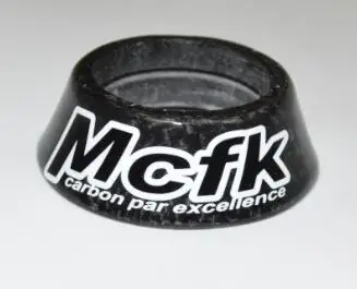 15mm glossy MCFK углеродное волокно дорожный велосипед гарнитура углеродный mtb Запчасти для велосипеда набор вилка Чаша коническая шайба 1 1/8 ''20 30 40 мм - Цвет: 15mm glossy