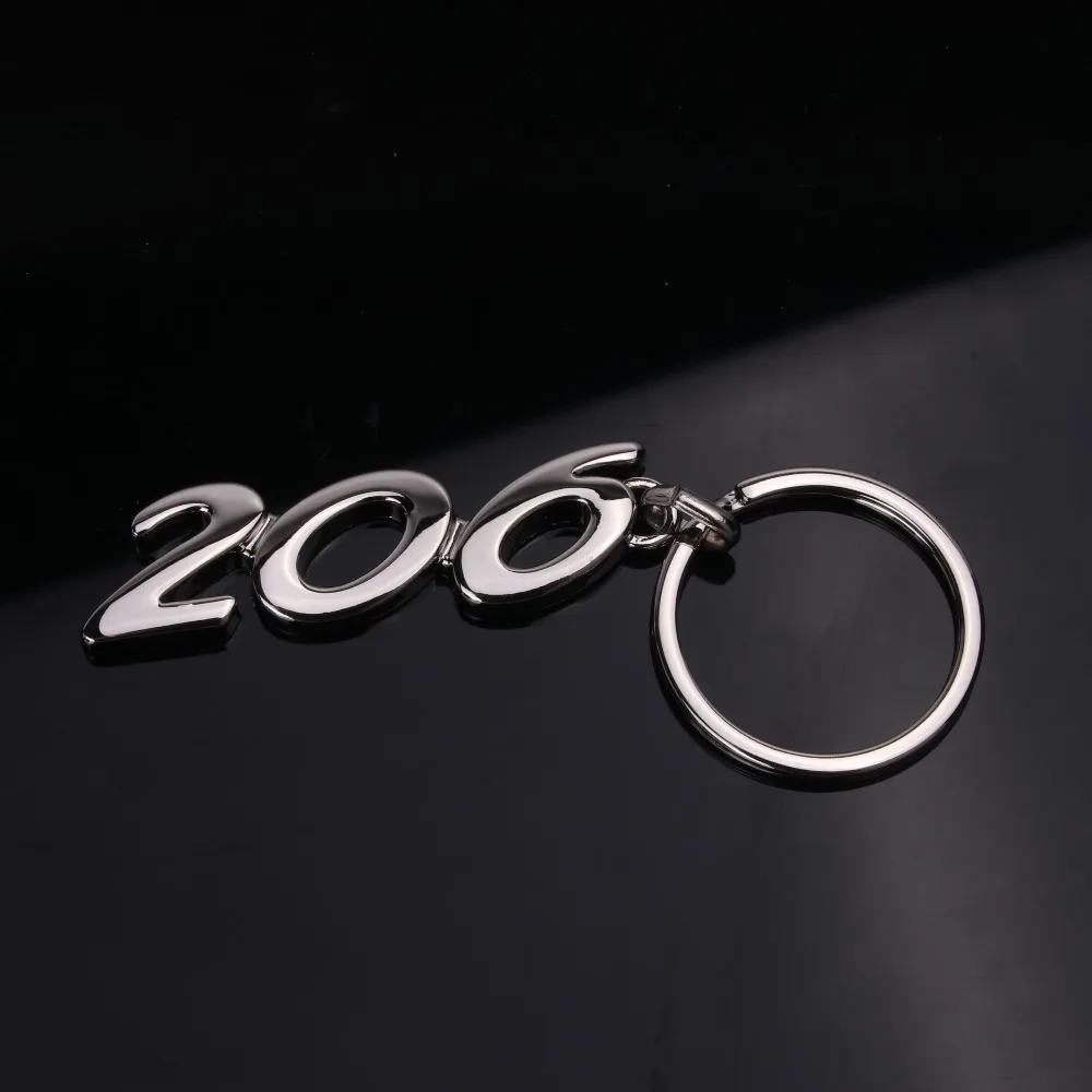 Автомобиль брелоки для Логотип Peugeot 206 207 307 301 308 408 3008 508 брелок 4x4 4WD ключей автомобиля Стайлинг сплав кольцо для ключей Брелоки