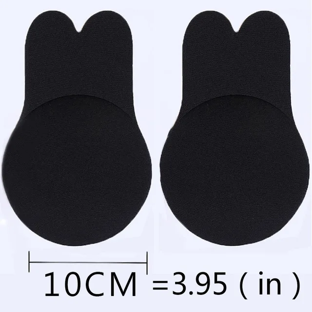 Black-10cm Подтягивающая грудь Лента Нижнее белье Сексуальное белье аксессуары для женщин многоразовые силиконовые пуш-ап груди невидимая накладка на сосок клей бюстгальтер - Цвет: Black-10cm
