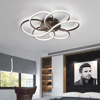 ceiling chandelier for living room bedroom lamparas de techo acrylic aluminum wave avize lustre modern led chandelier lighting