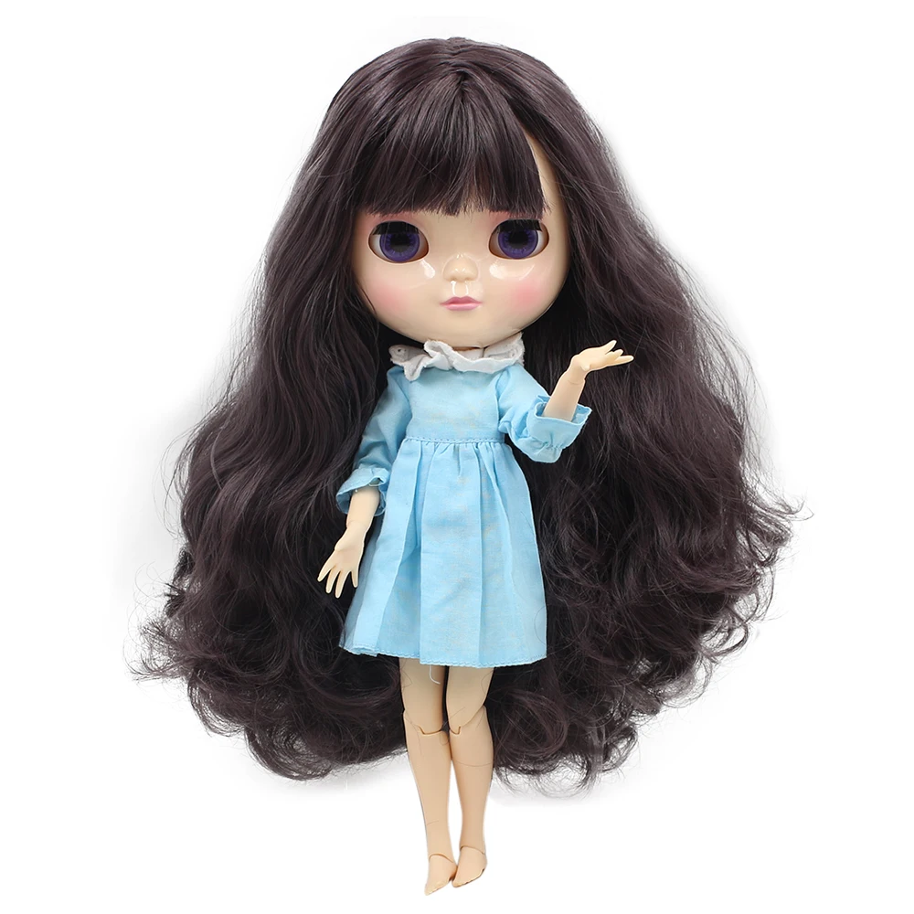 Шарнирная кукла Azone с фиолетовыми волосами 30 см в высоту | Игрушки и хобби
