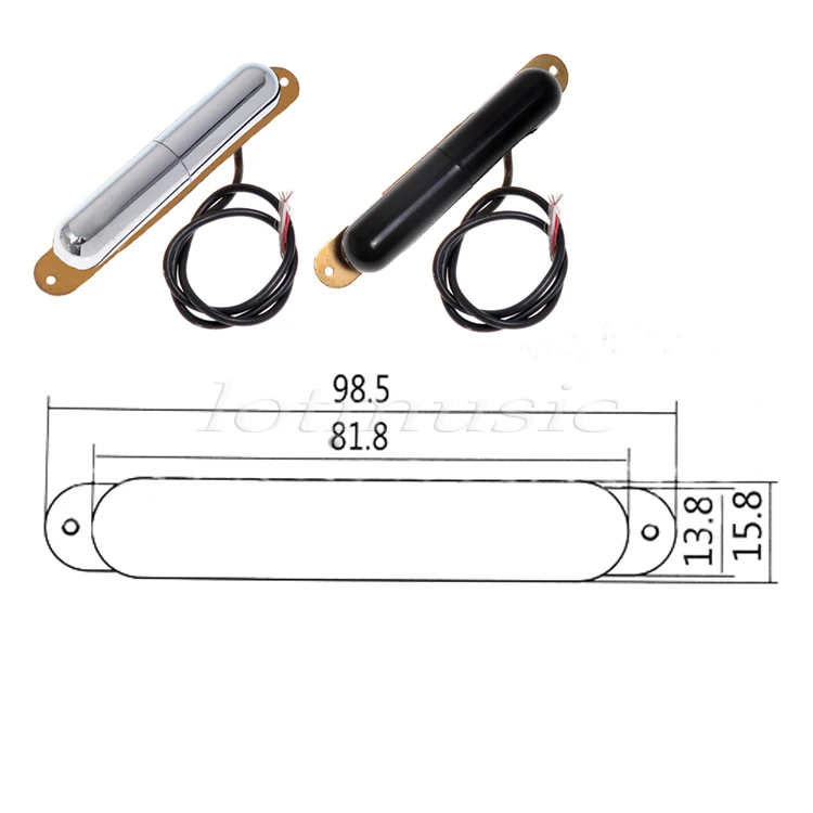 2 шт. хромированные и черные Фотоэлектрические трубки для электрогитары | Спорт