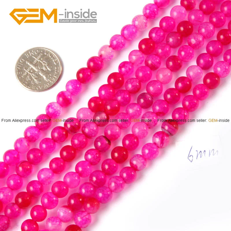 Круглые сливовые Хрустящие бусы из камня Агата для изготовления ювелирных