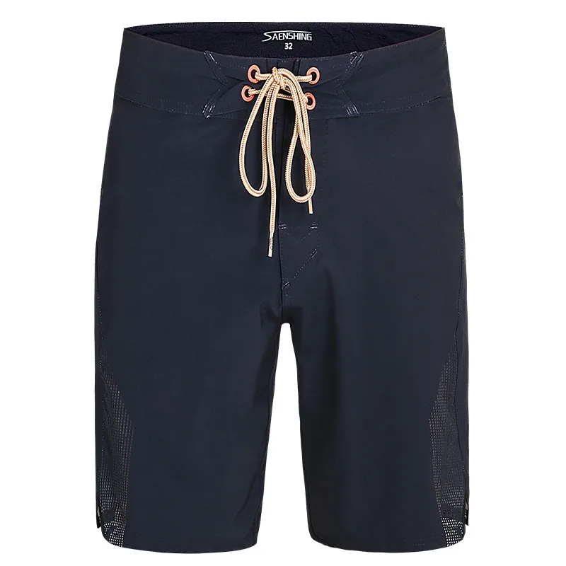 02 SAENSHING, пляжные шорты, Мужская одежда для плавания, плавки, мужские шорты для серфинга, плавательные шорты, высокое качество, дышащий купальник, бермуды - Цвет: 02
