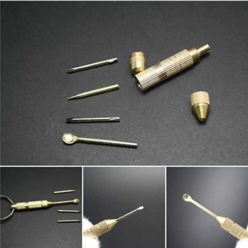 Новый набор инструментов 4 в 1 перекрестная отвертка портативная зубочистка