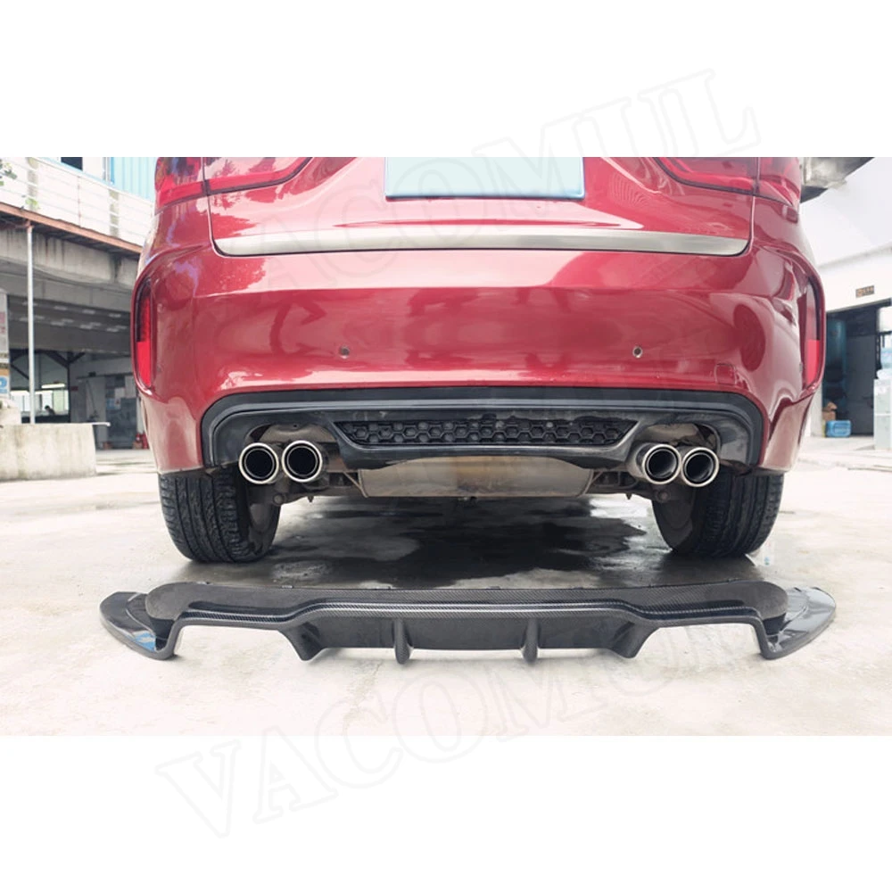 Диффузор для заднего бампера из углеродного волокна BMW X5M X6M F85 F86 2015 2016 2017 2018 3D
