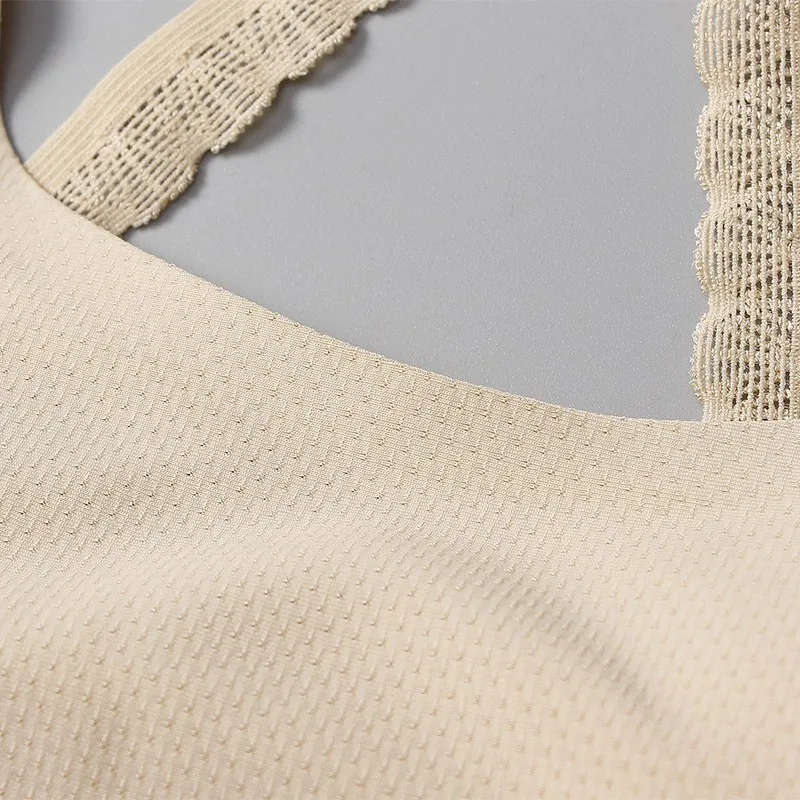 Women Lace Shoulder Strap Tank Tops Beauty Back Bra Cross Bralette Bustier Underwear | Женская одежда