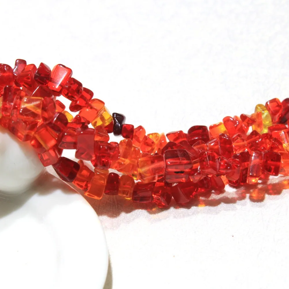 Мелким Оптом женщин девушки Оптовая Гравий неправильной Формы Красный