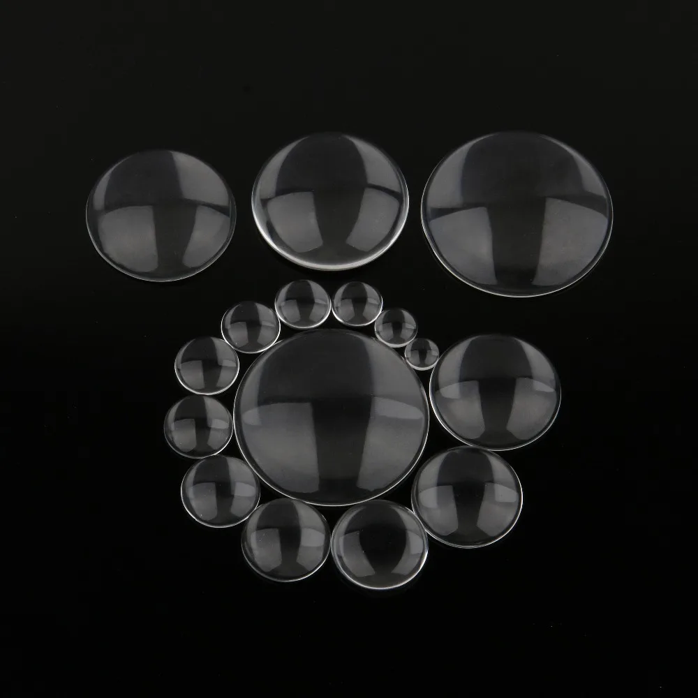 Четкое увеличение купола прозрачное стекло кабошон для установки подвесного
