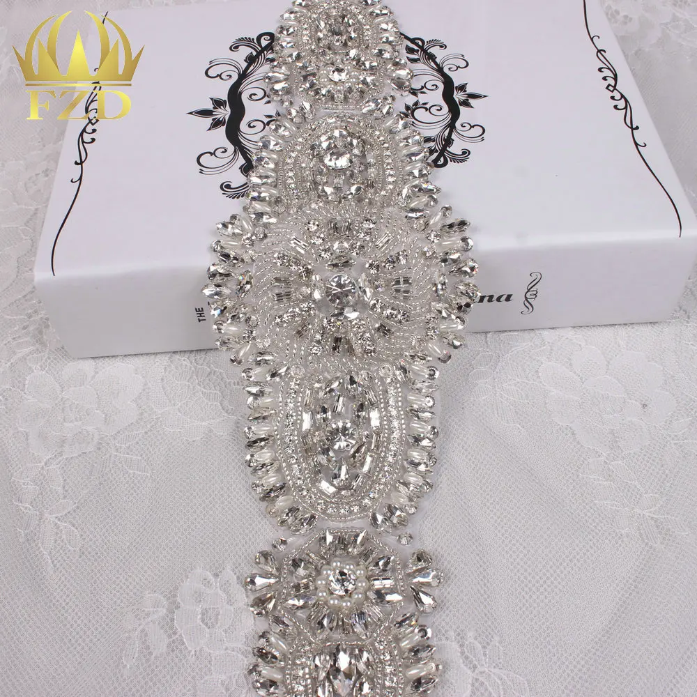 (30 штук) оптовая Hot Fix железа бисером Свадебные пришить Кристалл Rhinestone Аппликация