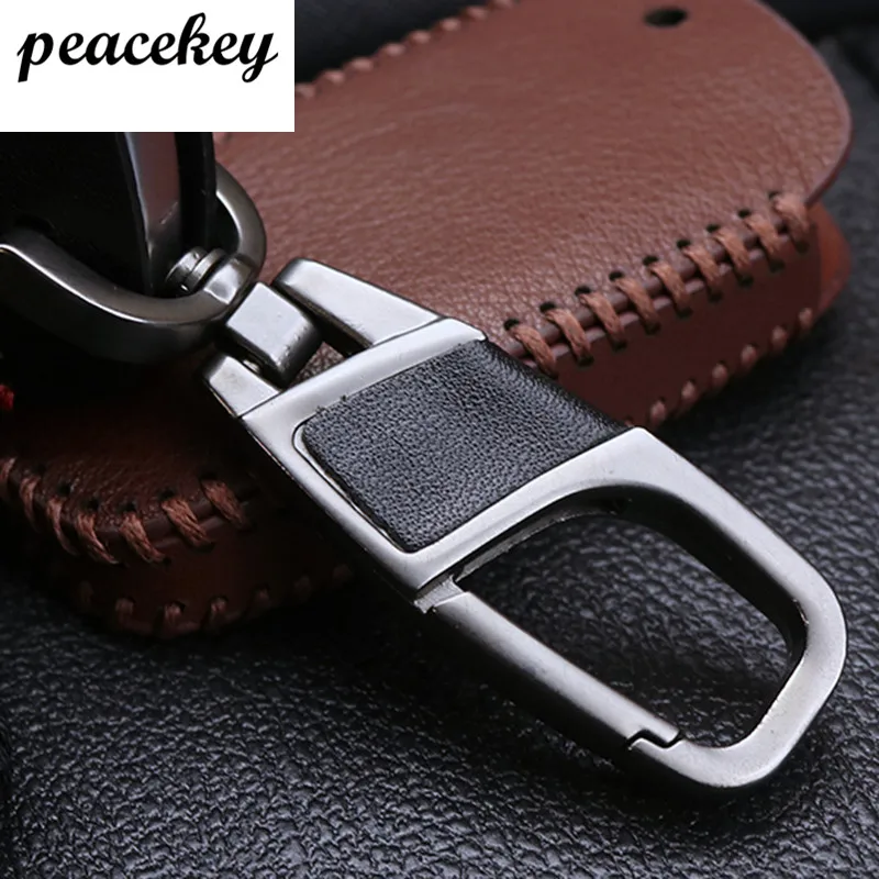Peaceky Leather Car Smart Key holder case cover For Bmw F30 F20 X1 X3 X5 X6 X7 E30 E34 E90 E60 E36 E39 E46 Sticker ring | Автомобили и