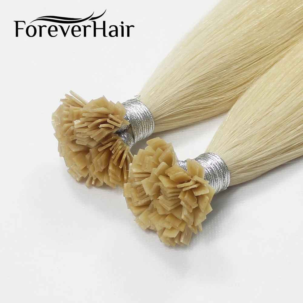 Накладные пряди для наращивания волос FOREVER HAIR 0 8 г/локон 14 дюймов 100% Реми 40
