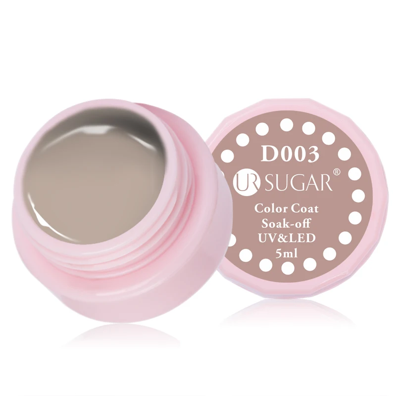 D003 Ur Sugar 5 мл Цветной Гель-лак для ногтей чистая краска Гель-лак замачиваемый УФ светодиодный Полупостоянный долговечный Гель-лак для ногтей - Цвет: D003