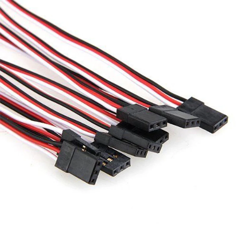 10 шт. 150/300/500 мм RC Servo Удлинительный Шнур кабель провод для подключения к RC для автомобиля, самолета и вертолетный приемник соединение