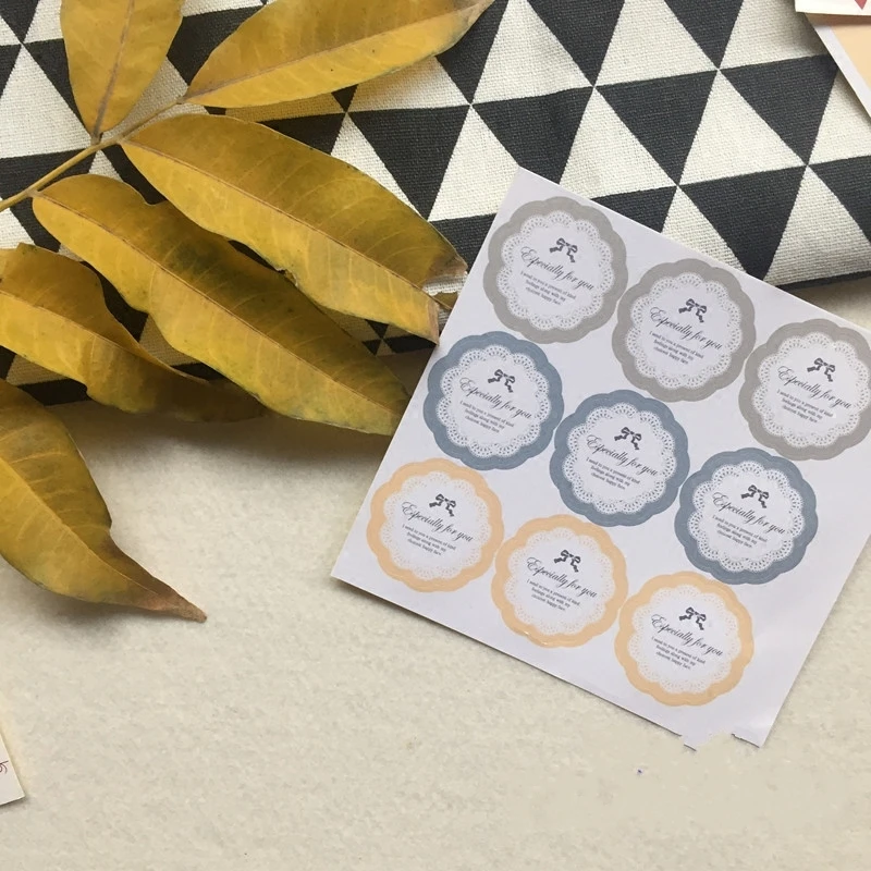 90 шт. специально для вас ручная работа упаковка торта уплотнительные этикетки из