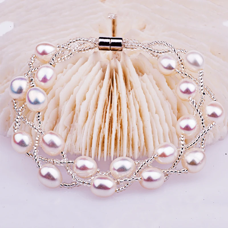 Смешанный Цвет 7-8 мм одноцветное безупречный пресноводные натуральный