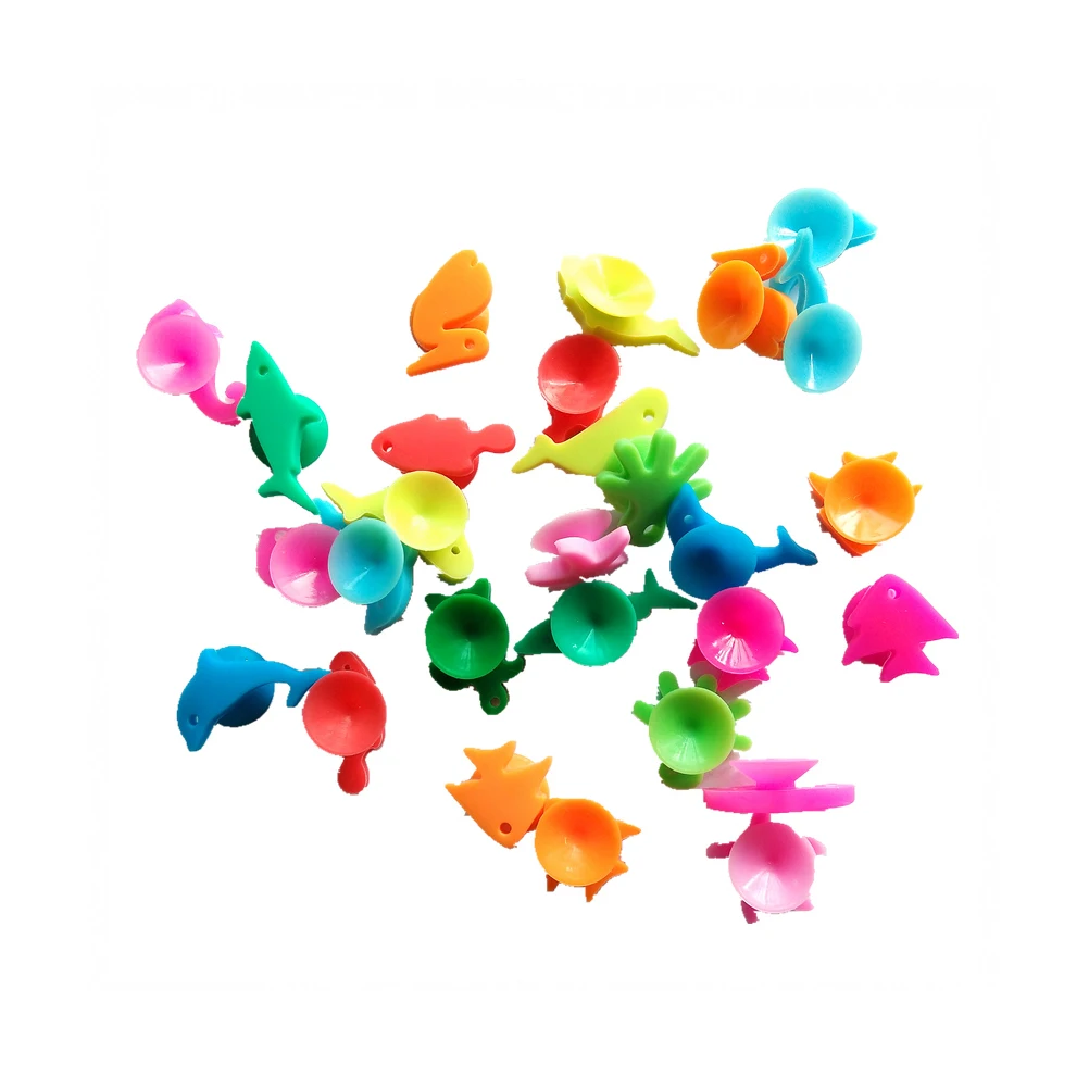 12pcs Silicone Marine Animals Wine Glass Marker Creative Drinking Cup Identifier Party Cup Sign(Mixed Colors