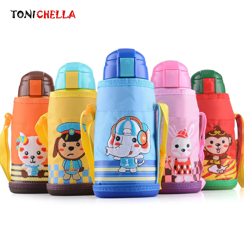 Детский термос из нержавеющей стали чашка для кормления с термокружкой набор