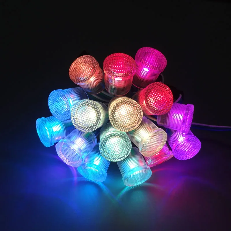 Интеллектуальный светодиодный модуль адресуемый диаметром 20 мм постоянный ток 5