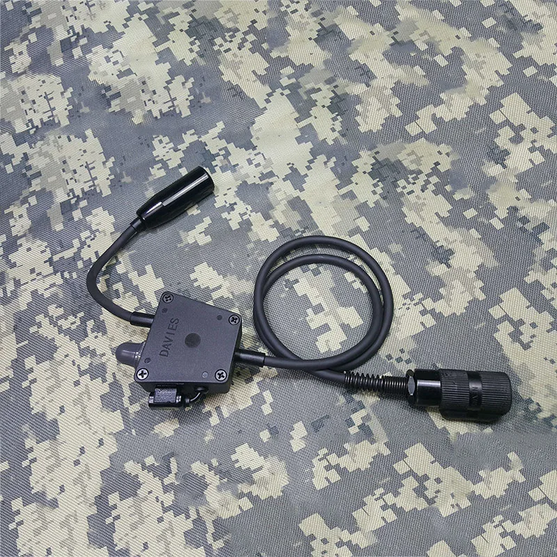 Davies Single Com 6 контактный разъем стандартная Военная PTT для TCA три Харриса Детская