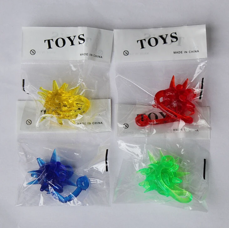 

10pcs/lot Sticky Toy Novelty Item For Joy SPIKE BALLS PARTY FAVORS GIFT BAGS Red Blue Yellow Green Funny Kid Toys