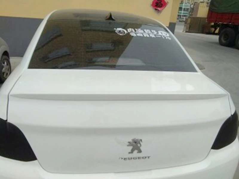 Спойлер для peugeot 301, 2013,,, авто, АБС пластик, неокрашенный, задний багажник, крыло, спойлер, автомобильные аксессуары