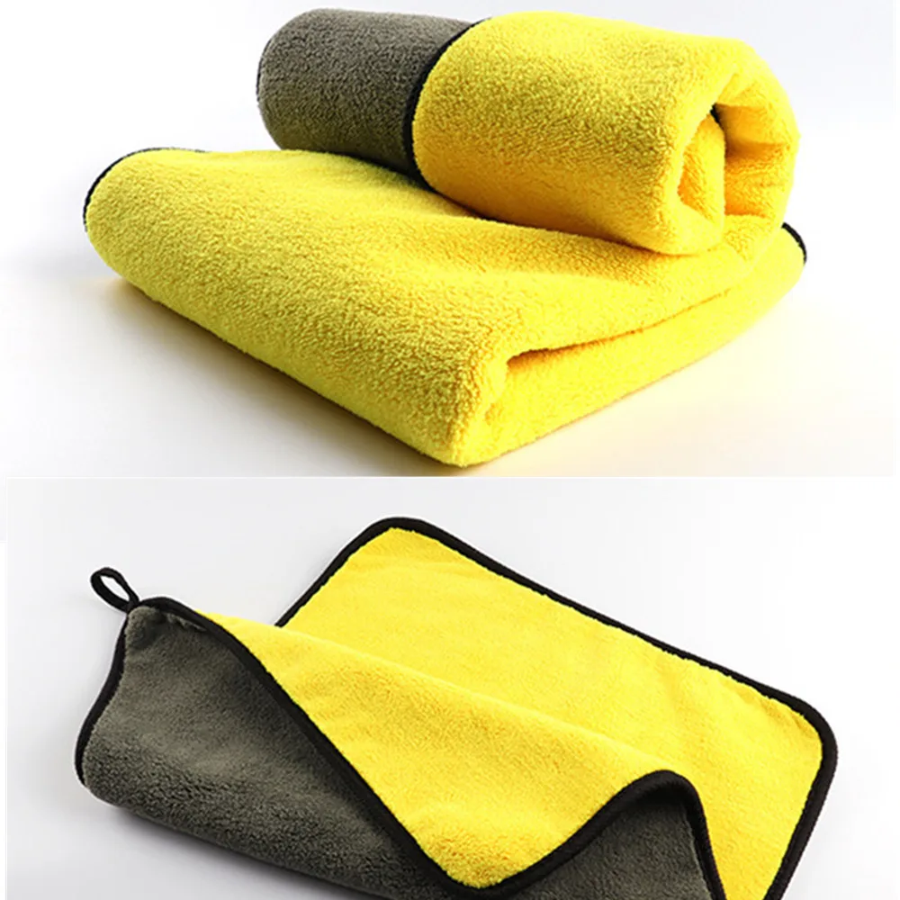 

5 шт., полотенца из микрофибры для мытья автомобиля, 500 г/м2