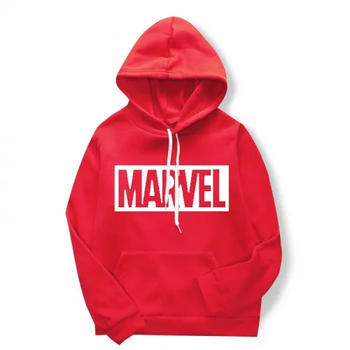 picture color Стильная толстовка marvel с монограммой, одноцветная Повседневная Толстовка с капюшоном, 18 цветов, простой и удобный мужской джемпер - Цвет: picture color
