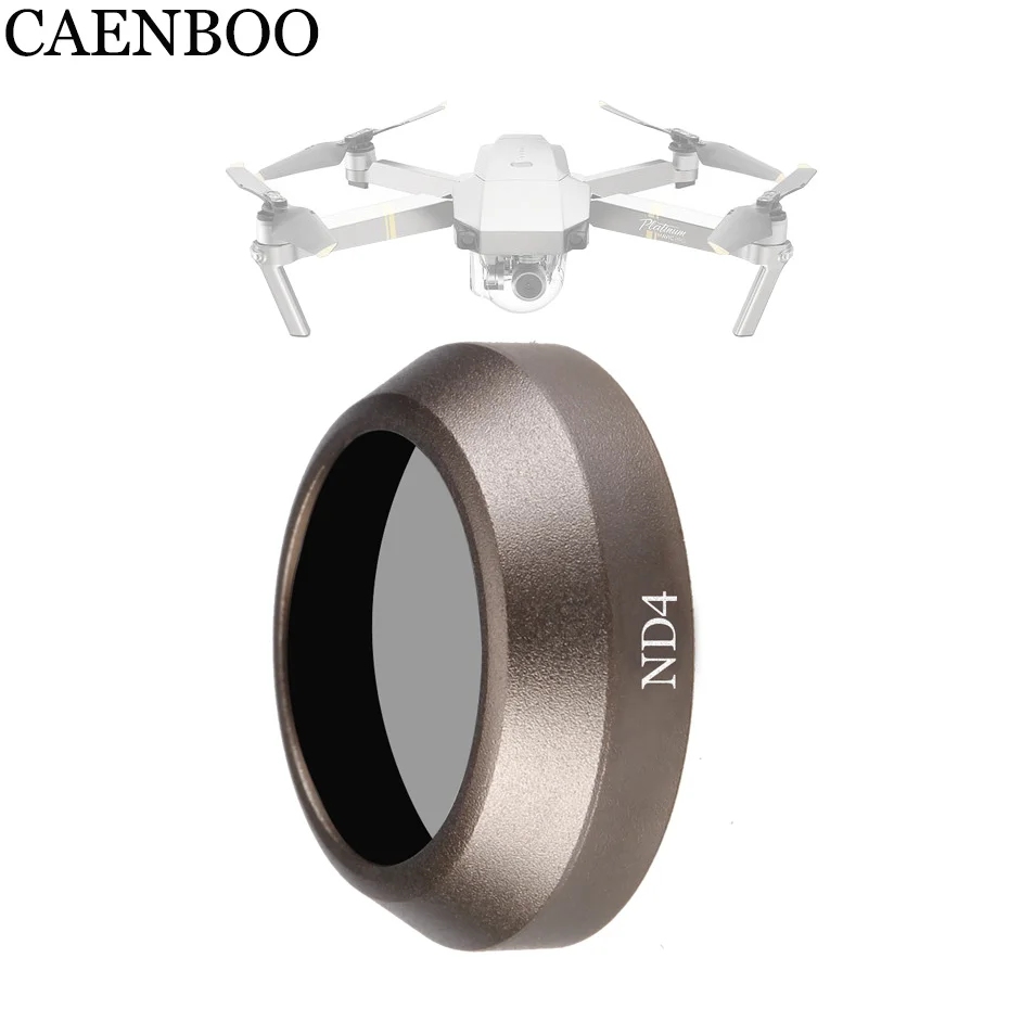 ND4 Filter CAENBOO для DJI Mavic Pro профессиональный Платиновый фильтр нейтральной плотности объектива ND4 ND8 ND16 ND32 набор фильтров комплект дронов аксессуары - Цвет: ND4 Filter