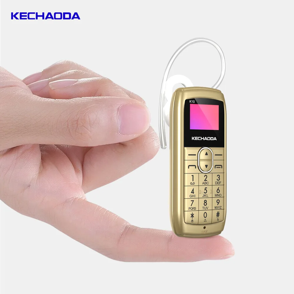KECHAODA K10 Bluetooth гарнитура Мобильный телефон все в одном 0 66 &quotMTK6261DA 32MB + 250mAh сотовый